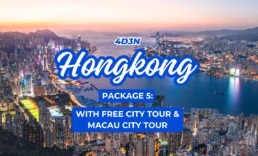 HONGKONG PKG 5: 4D3N W/ FREE CITY TOUR & MACAU CITY TOUR 5* HOTELS