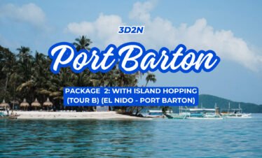 PORT BARTON PKG 2: WITH ISLAND HOPPING (TOUR B) (EN – PB)