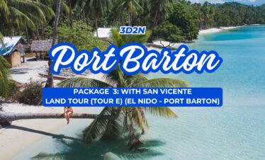 PORT BARTON PKG 3: WITH SAN VICENTE LAND TOUR (TOUR E) (EN – PB)